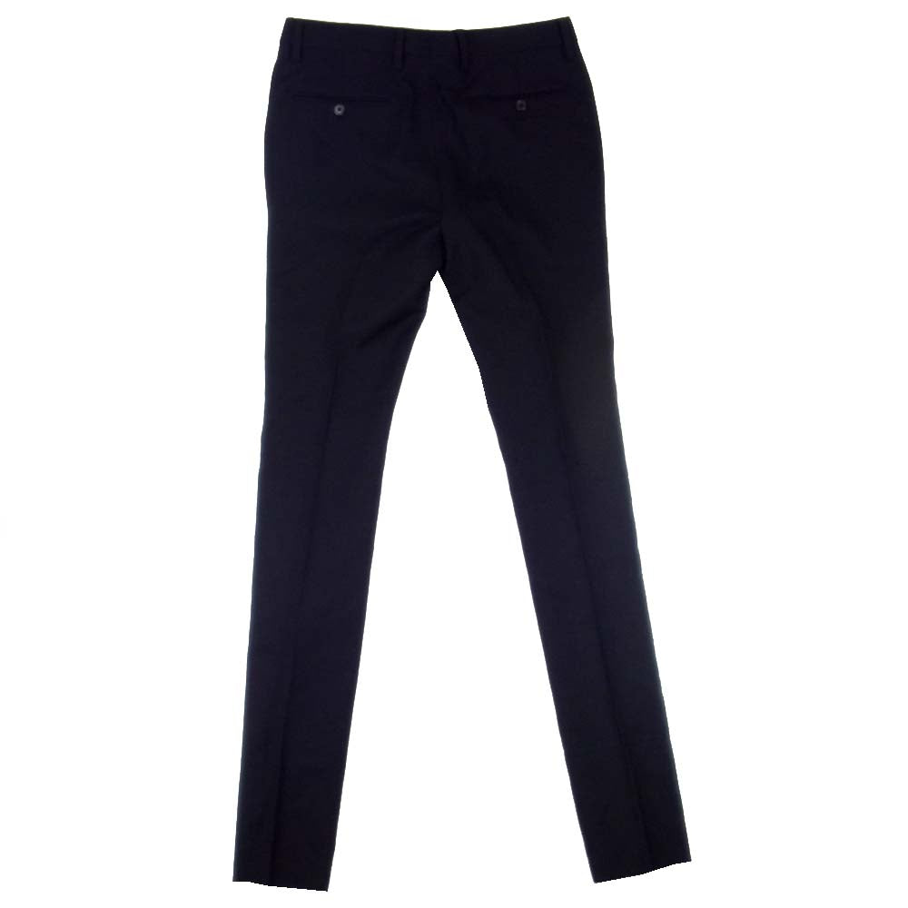 SAINT LAURENT サンローラン 15SS 372231Y639H 国内正規品 アラベスク 刺繍 スラックス パンツ ブラック系 44【美品】【中古】