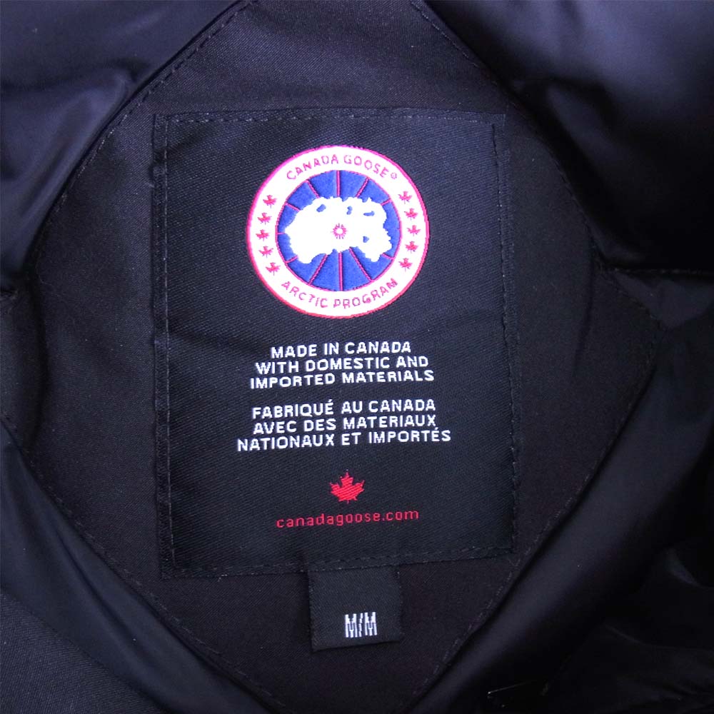 CANADA GOOSE カナダグース 3438JM 国内正規品 サザビーリーグタグ JASPER PARKA ジャスパー パーカー ダウン ジャケット ブラック系 M【中古】