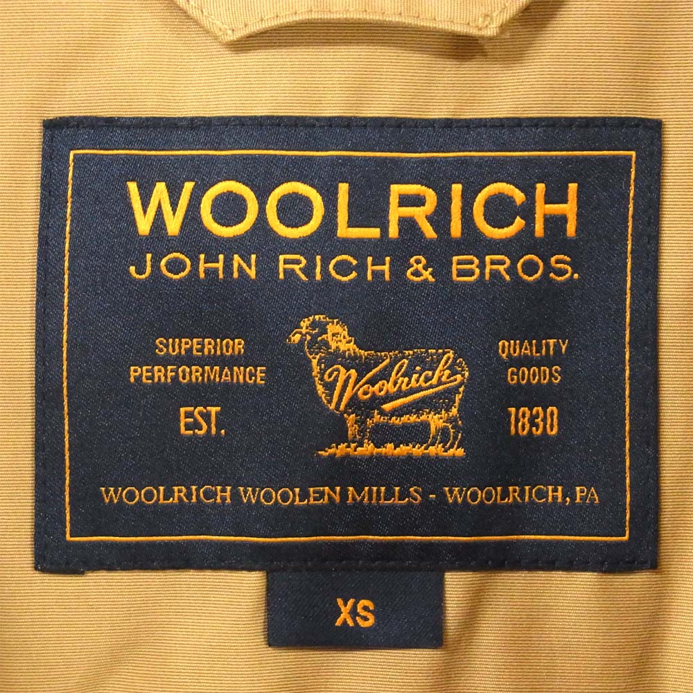 WOOLRICH ウールリッチ WWCPS2479 ARCTIC PARKA DF アークティックパーカ ダウンコート ライトブラウン系 XS【新古品】【未使用】【中古】
