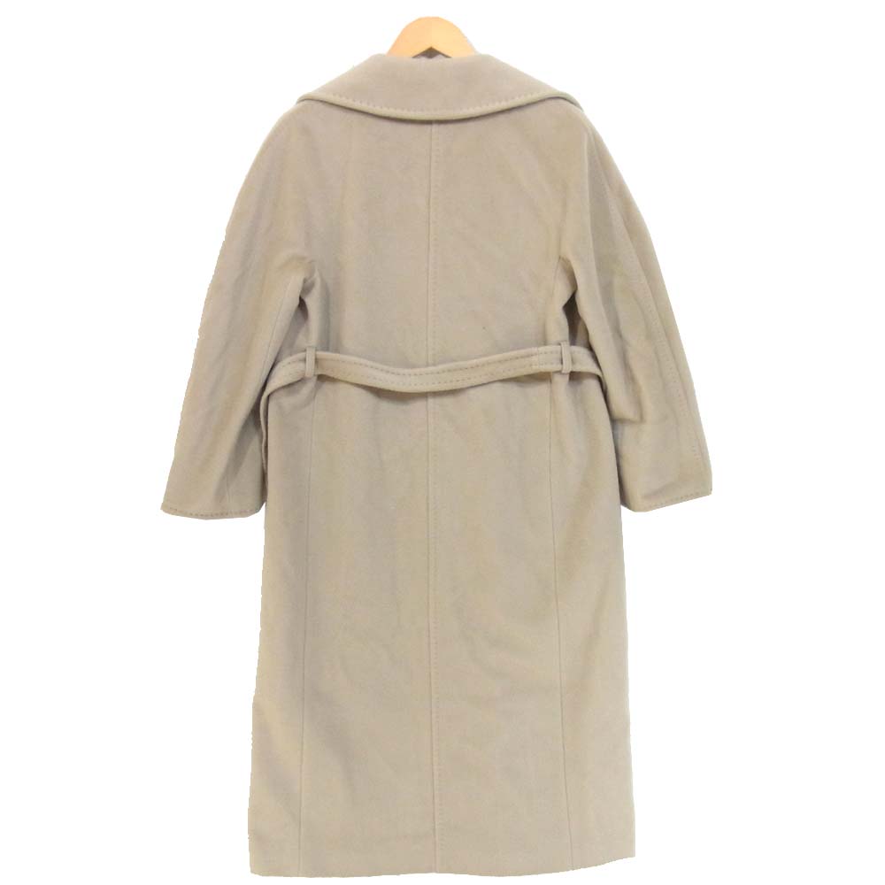 MAX MARA マックスマーラ MANUELA マニュエラ マヌエラ アイコン カシミヤ混 ウール コート ベージュ系 38【美品】【中古】