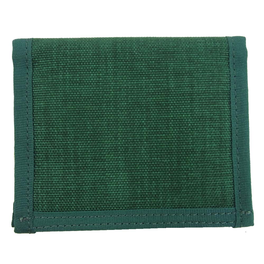 DESCENDANT ディセンダント 20AW HORIZON WALLET ホライゾン ウォレット ナイロン 財布 カードケース グリーン系【美品】【中古】