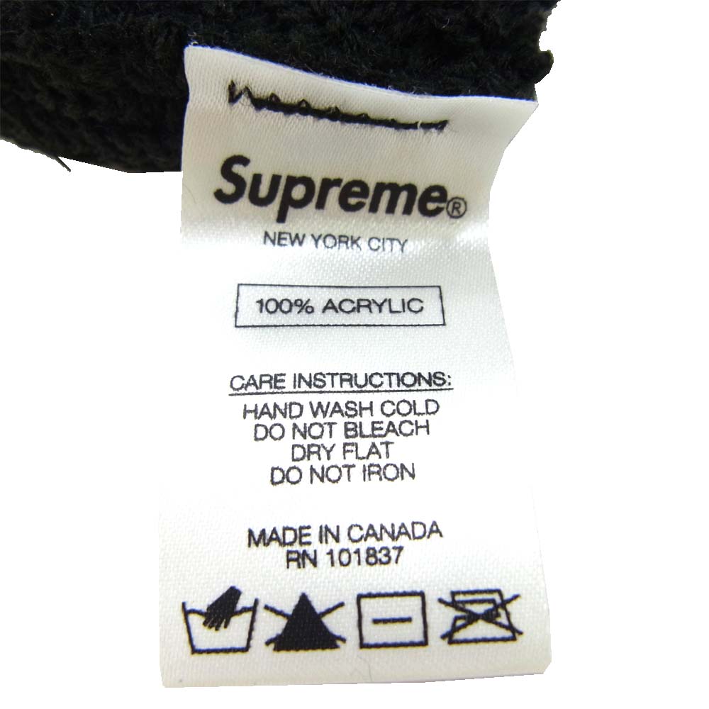 Supreme シュプリーム 19AW Loose Gauge Beanie ルーズ ゲージ ビーニー ブラック系【中古】