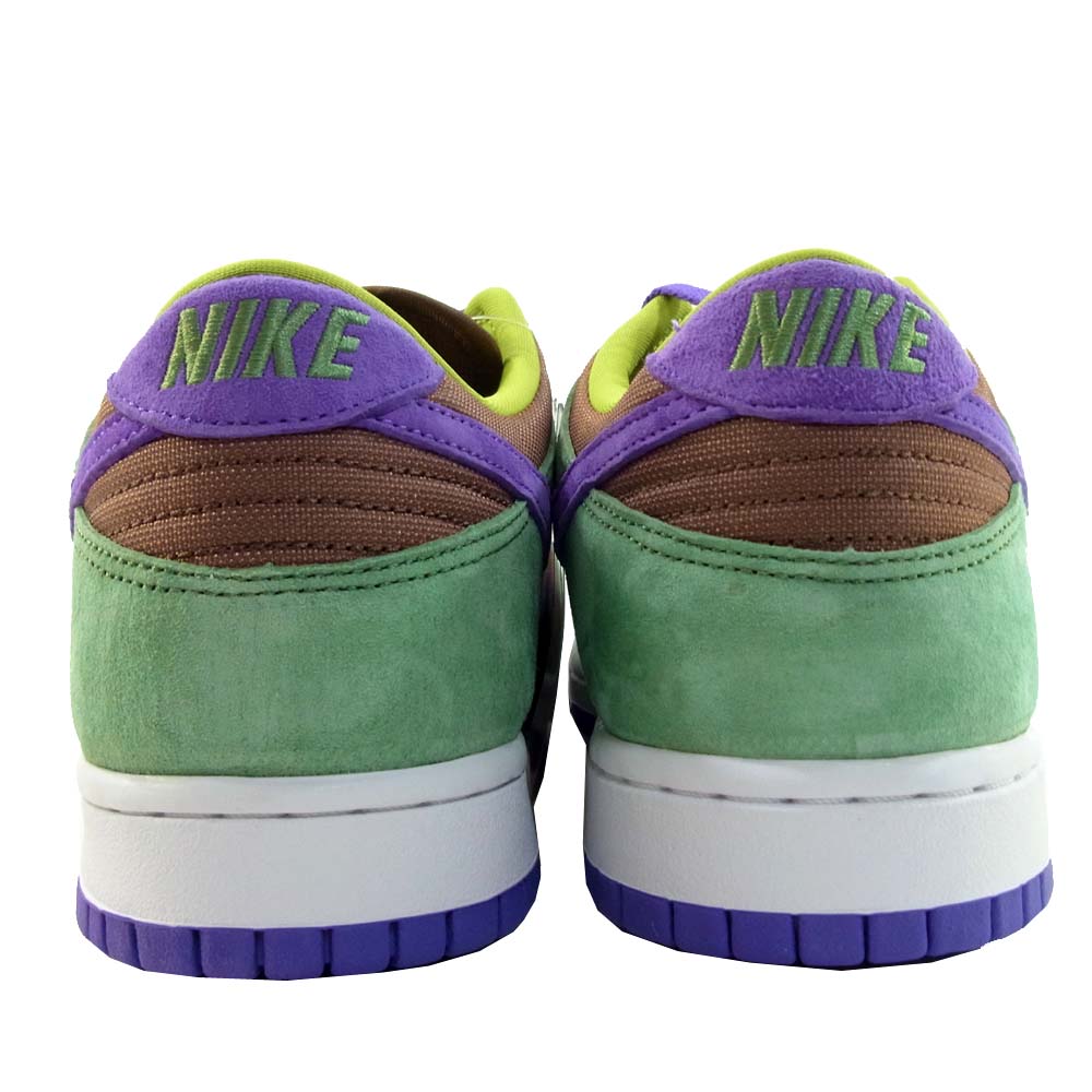 NIKE ナイキ DA1469-200 国内正規品 Dunk Low Veneer ダンク ロー ベニヤ スニーカー グリーン系 パープル系 28.5cm【新古品】【未使用】【中古】