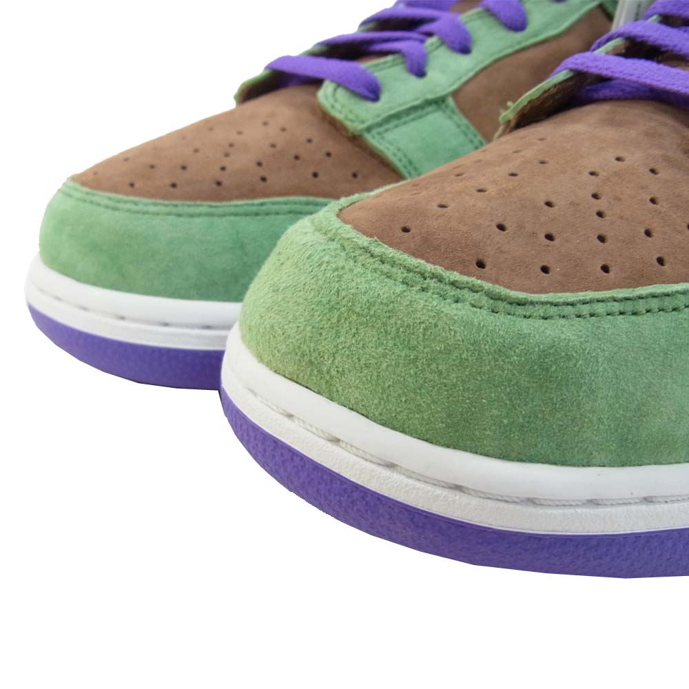 NIKE ナイキ DA1469-200 国内正規品 Dunk Low Veneer ダンク ロー ベニヤ スニーカー グリーン系 パープル系 28.5cm【新古品】【未使用】【中古】