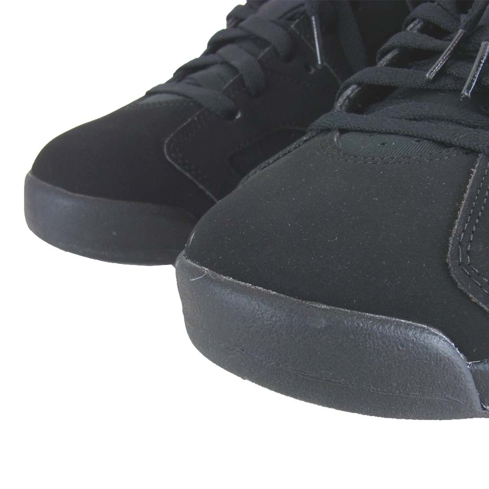 NIKE AIR JORDAN ナイキ ジョーダン 384664-060 6 RETRO シックス レトロ ハイカット スニーカー ブラック系 レッド系 27cm【美品】【中古】