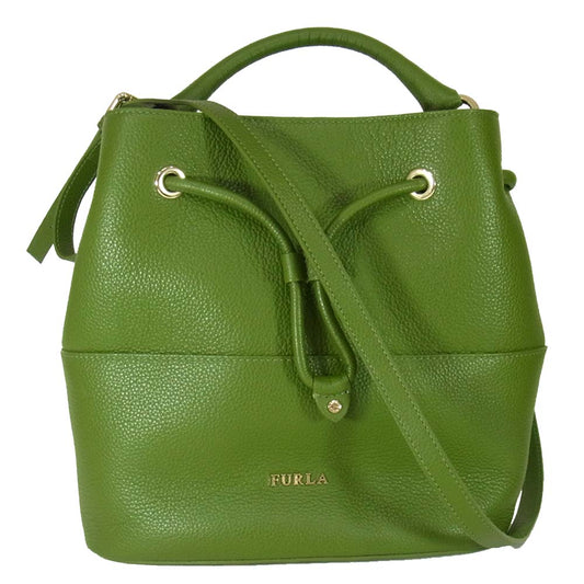 Furla フルラ 858130 STACY ステイシー フルラ 2WAYバッグ ショルダー バッグ グリーン系【中古】