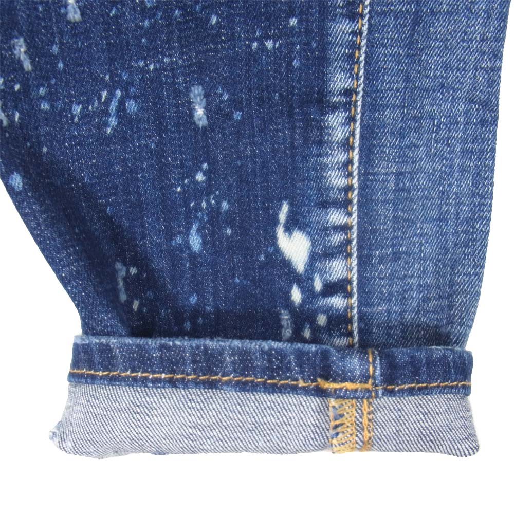 DSQUARED2 ディースクエアード 19SS S75LB0109-S30342 国内正規品 Jennifer Cropped Jean ジェニファー クロップド ジーンズ  インディゴブルー系 38【美品】【中古】