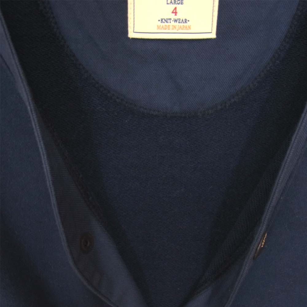 LOST CONTROL ロストコントロール L19A2-1007 FULL OPEN SWEAT SHIRTS ネイビー系 L【中古】