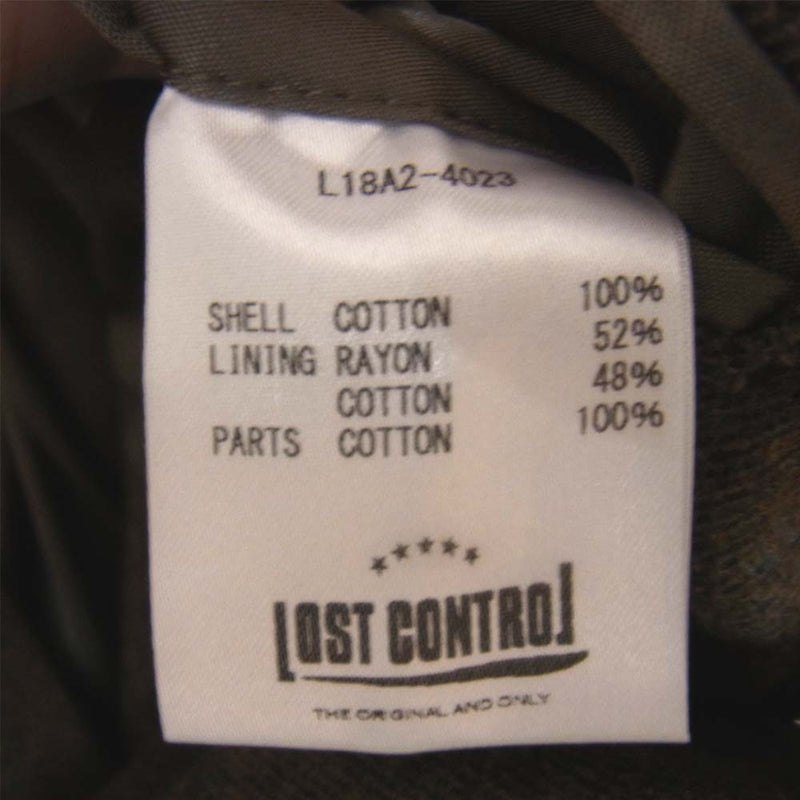 LOST CONTROL ロストコントロール L18A2-4023 Loser Jacket テーラード ジャケット ブラウン系 4【中古】