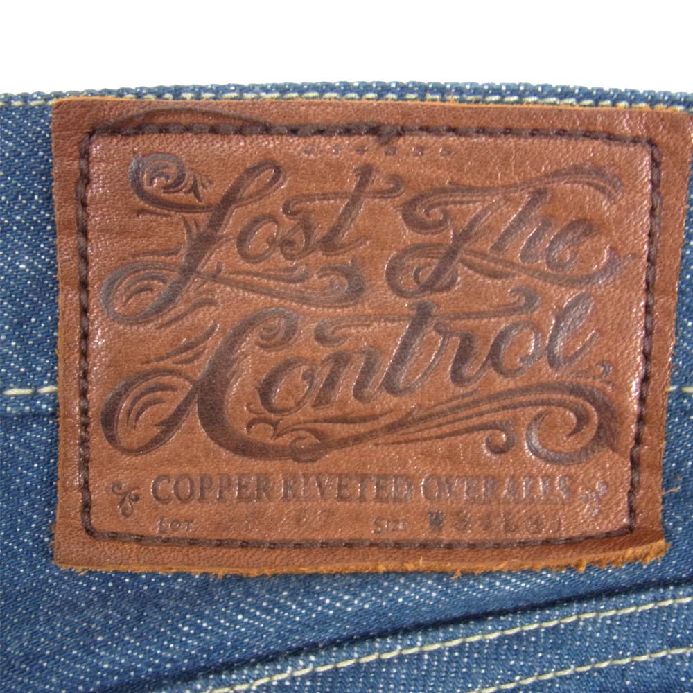 LOST CONTROL ロストコントロール DP-67  NARROW STRAIGHT JEANS ナロー ストレート インディゴブルー系 34【中古】