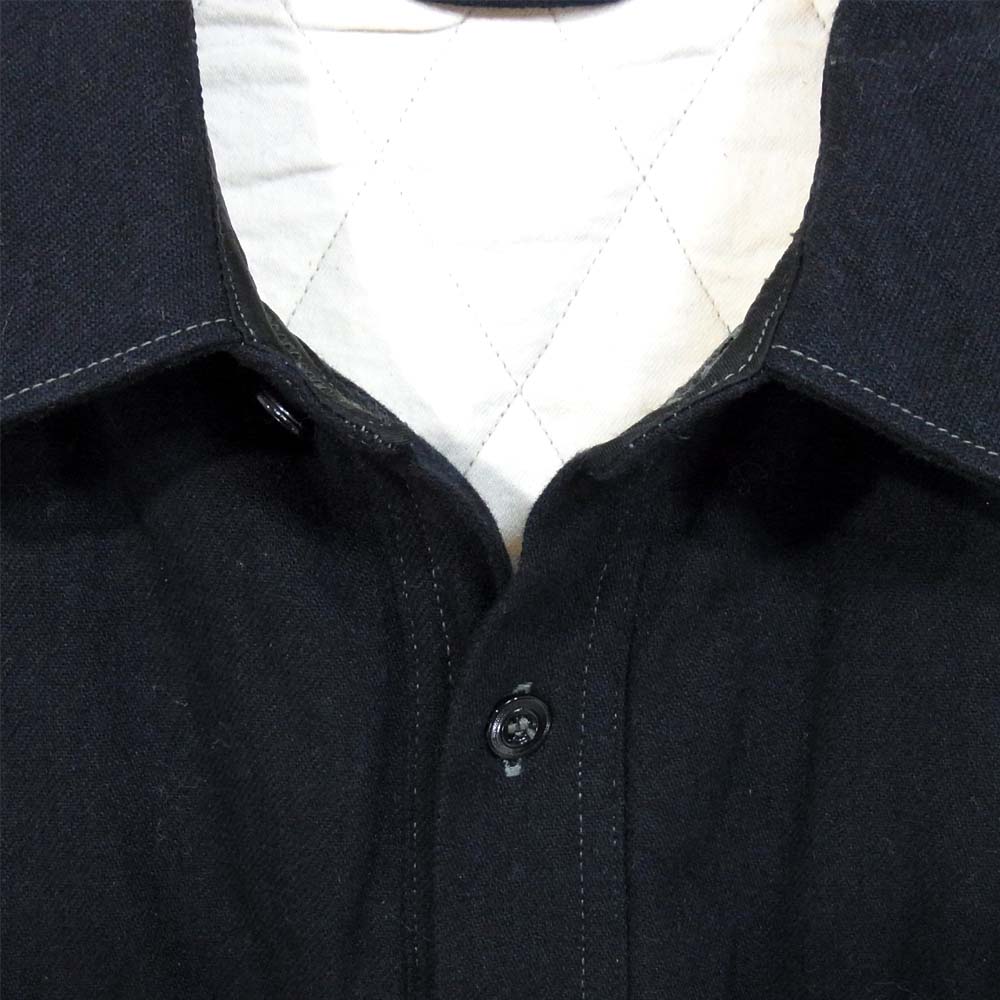 GERUGA ゲルガ GR-J-18B QUILTING OUTER SHIRTS キルティング アウター シャツ ブラック系 5【中古】