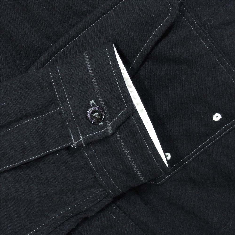GERUGA ゲルガ GR-J-18B QUILTING OUTER SHIRTS キルティング アウター シャツ ブラック系 5【中古】