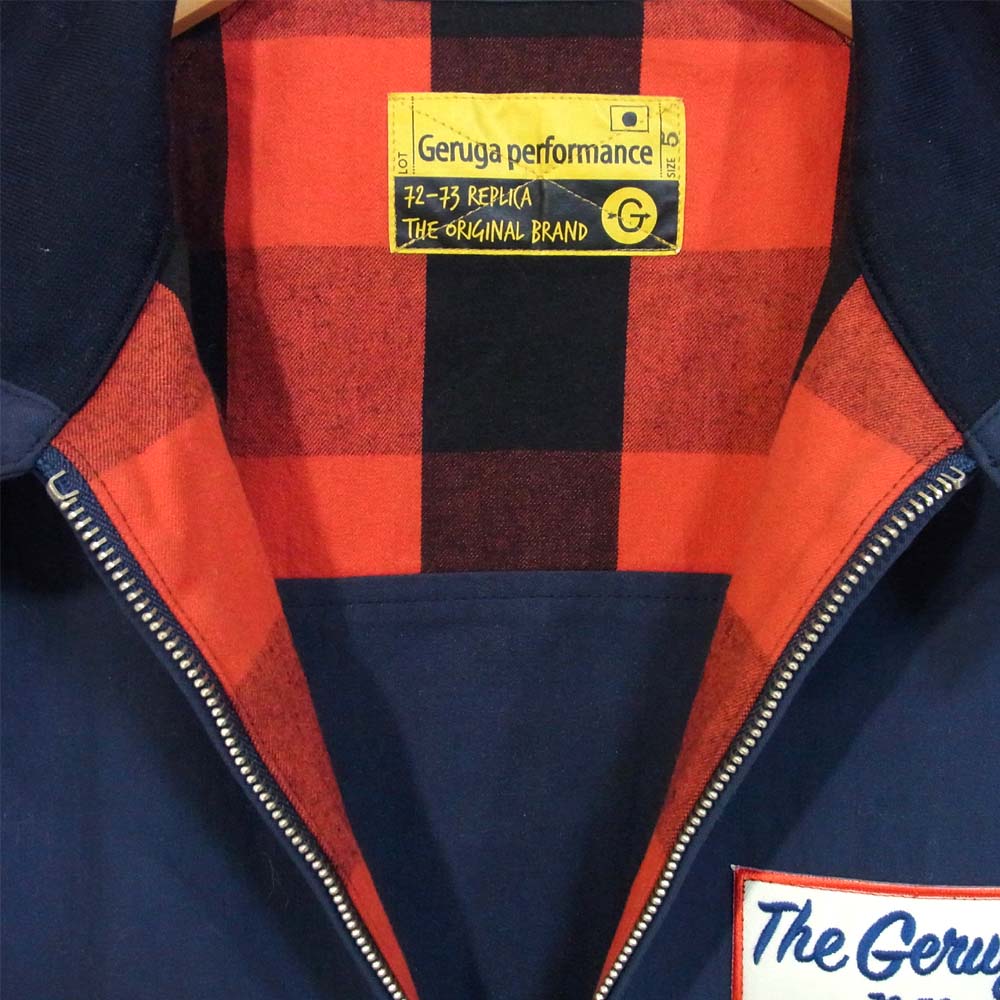 GERUGA ゲルガ GR-J-108B HARRINGTON JACKET ハリントン ジャケット ダークネイビー系 5【美品】【中古】