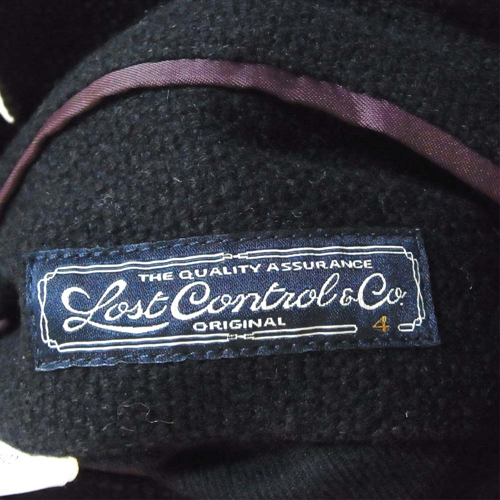 LOST CONTROL ロストコントロール L18A2-5022 J.M.B. COAT ウール コート ダークネイビー系 4【中古】