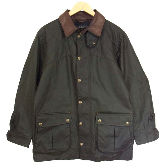 LOST CONTROL ロストコントロール L17A2-4015 OILED COTTON BEDALE JKT オイルドコットン ビデイル ジャケット ブラウン系 4【中古】