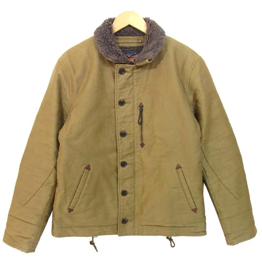 GERUGA ゲルガ GR-J-74 N-1 デッキジャケット ベージュ系 4【中古】