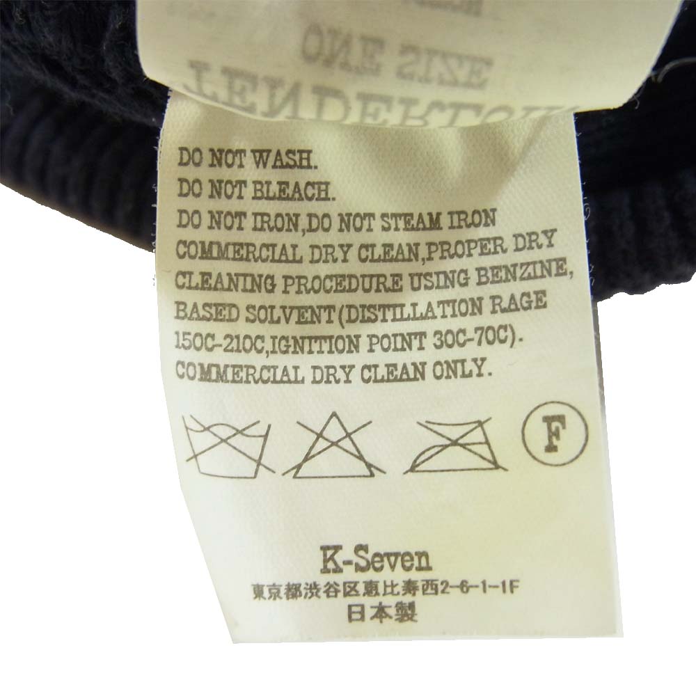 TENDERLOIN テンダーロイン T-BEANIE COTTON ビーニー ダークネイビー系【中古】