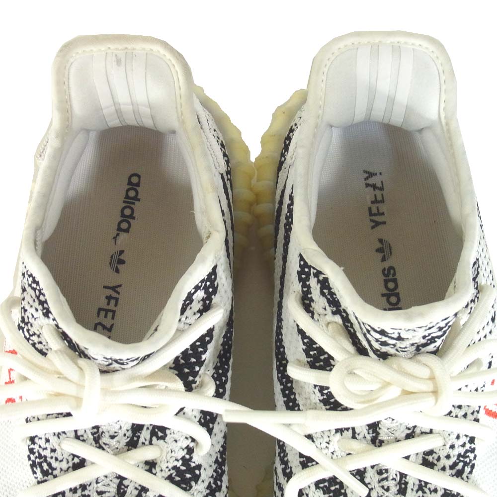 adidas アディダス イージーブースト YEEZY BOOST 350 V2 CP9654 ZEBRA ゼブラ WHITE/CBLACK/RED US8.5【中古】