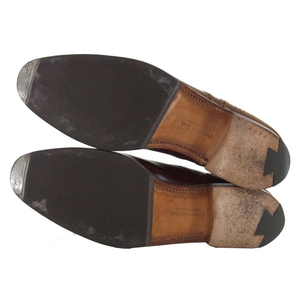 CROCKETT&JONES クロケットアンドジョーンズ HEYFORD ヘイフォード パンチド キャップトゥ レザー シューズ ブラウン系 8D【中古】