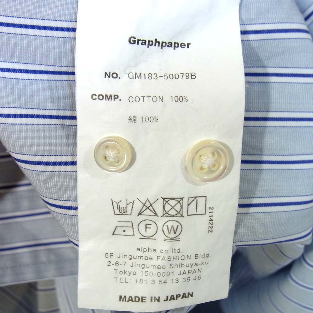 GRAPHPAPER グラフペーパー 18AW GM183-50079B × トーマスメイソン