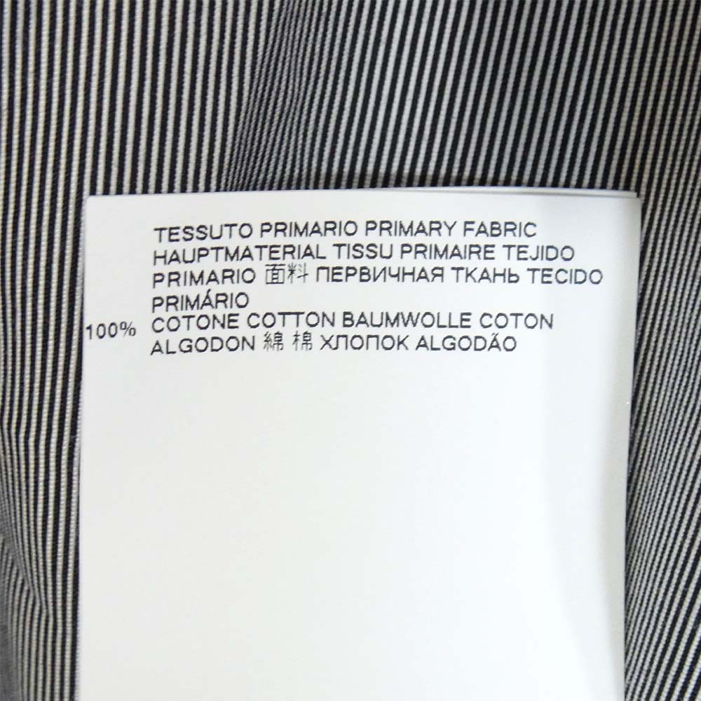 MAISON MARGIELA メゾンマルジェラ S50DL0433 striped long-sleeved shirt ロングスリーブ 002F 39【極上美品】【中古】