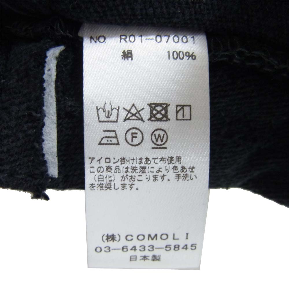 COMOLI コモリ R01-07001 シルクネップハット ブラック系 F【中古】