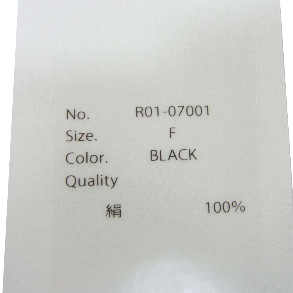 COMOLI コモリ R01-07001 シルクネップハット ブラック系 F【中古】