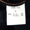 IRON HEART アイアンハート IHW-04 メルトン ウール シャツ ネイビー系 S【美品】【中古】