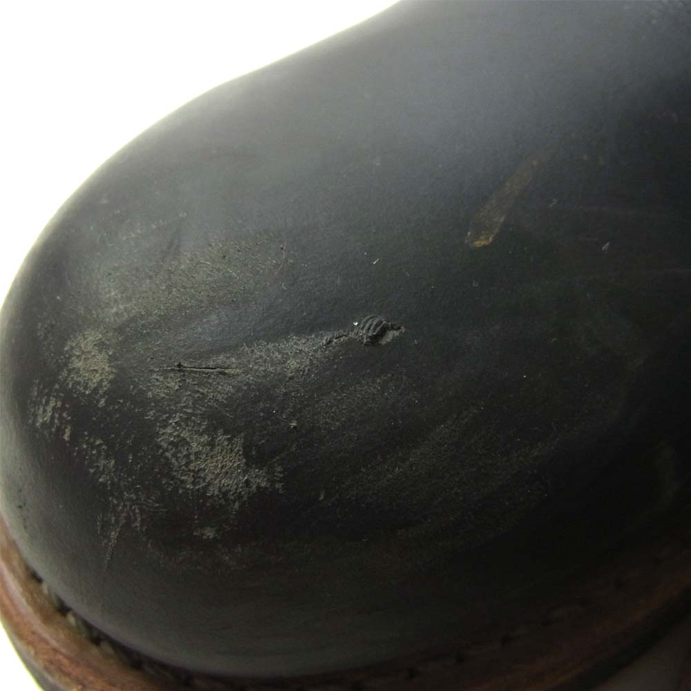 RED WING レッドウィング 2976 レザー ショート エンジニア ブーツ  ブラック系 8D【中古】
