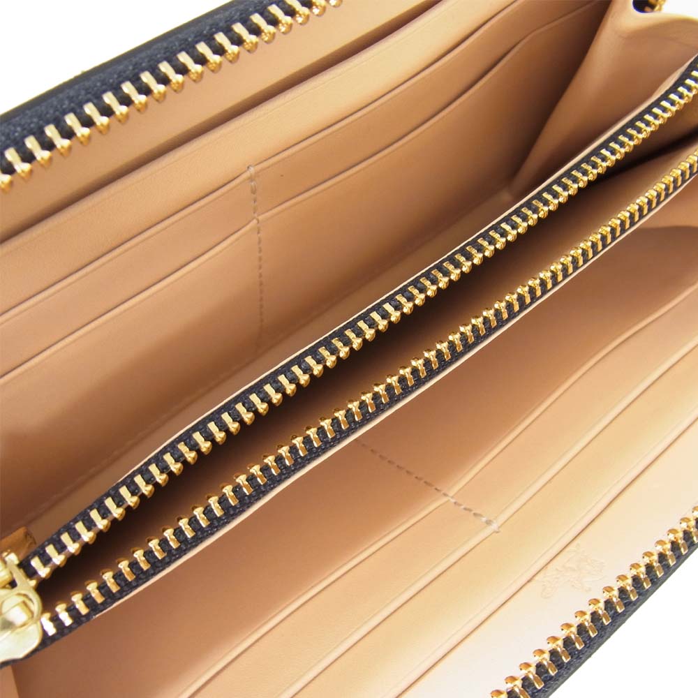 COCOMEISTER ココマイスター 45014031 ブライドル グランド ウォレット 長財布 ブラック系【極上美品】【中古】