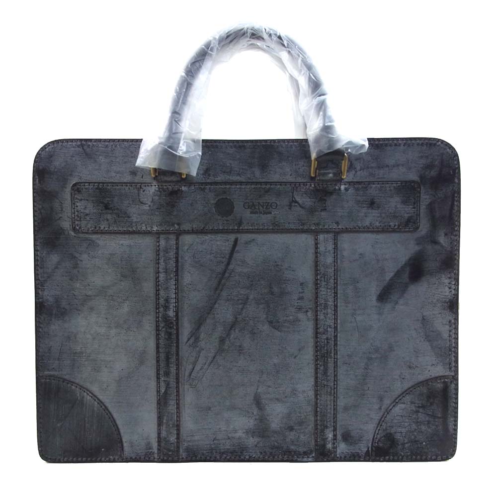 GANZO ガンゾ 57223 BRIDLE Brief ブライドル ブリーフケース ダークブラウン系【極上美品】【中古】