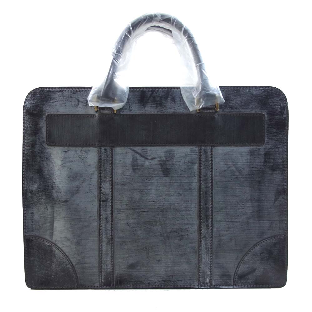 GANZO ガンゾ 57223 BRIDLE Brief ブライドル ブリーフケース ダークブラウン系【極上美品】【中古】