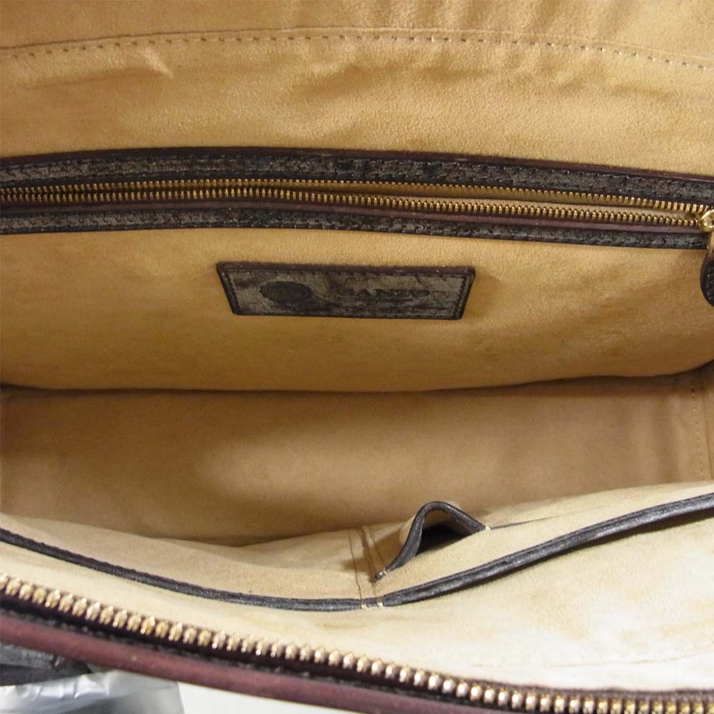 GANZO ガンゾ 57223 BRIDLE Brief ブライドル ブリーフケース ダークブラウン系【極上美品】【中古】