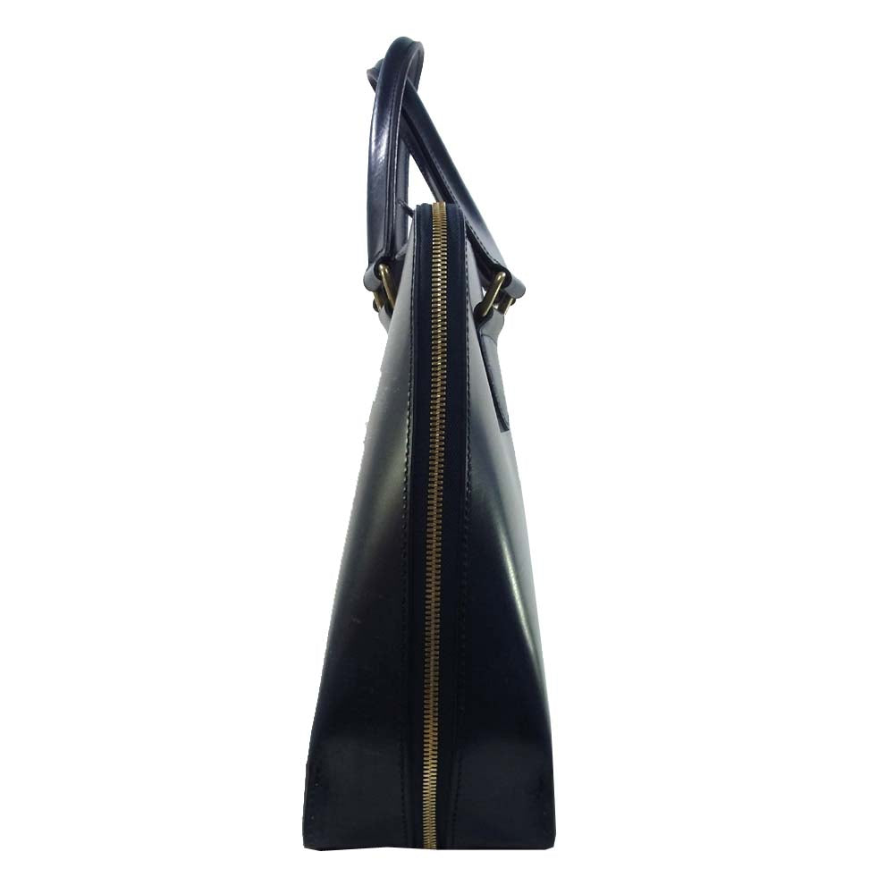 GANZO ガンゾ 57294 BRIDLE Brief ブライドル ブリーフケース Navy ネイビー系【極上美品】【中古】