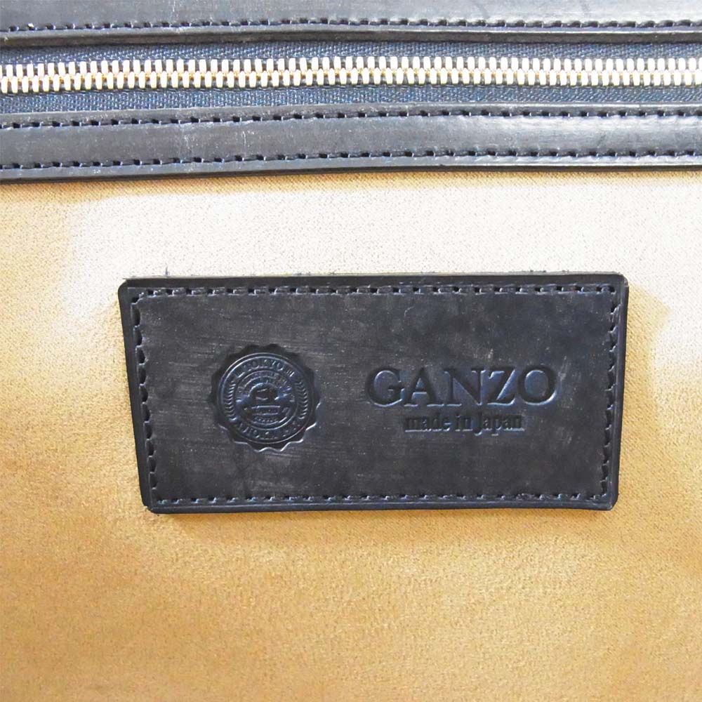 GANZO ガンゾ 57294 BRIDLE Brief ブライドル ブリーフケース Navy ネイビー系【極上美品】【中古】