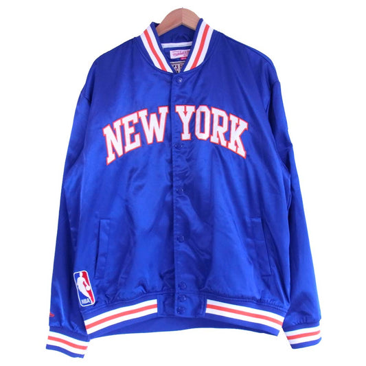 ミッチェル アンド ネス ニューヨーク ニックス ジャケット ブルー系 XL【中古】