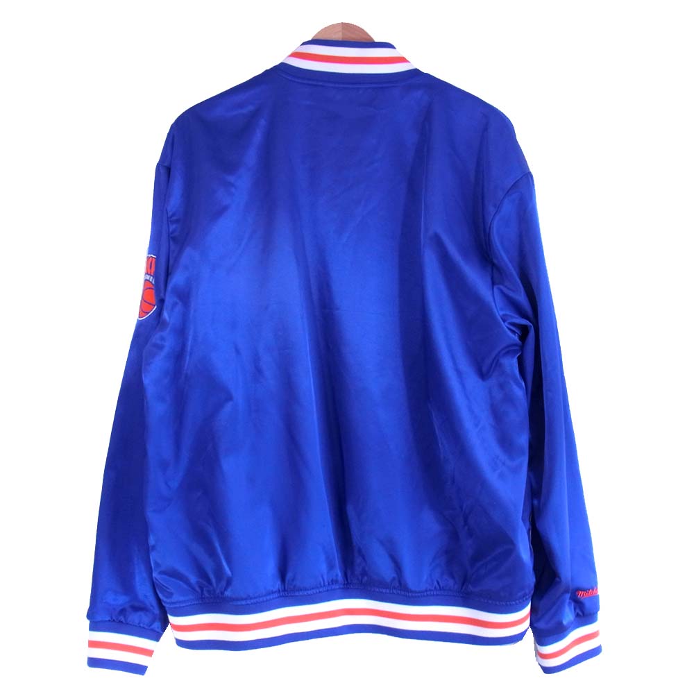ミッチェル アンド ネス ニューヨーク ニックス ジャケット ブルー系 XL【中古】