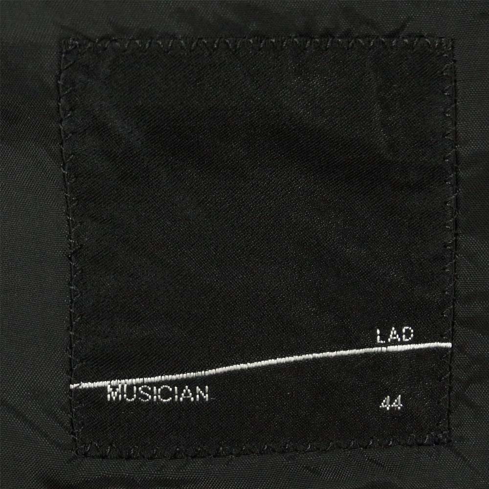 LAD MUSICIAN ラッドミュージシャン セットアップ スーツ 2116-304 ジャケット パンツ ブラック系 44【中古】