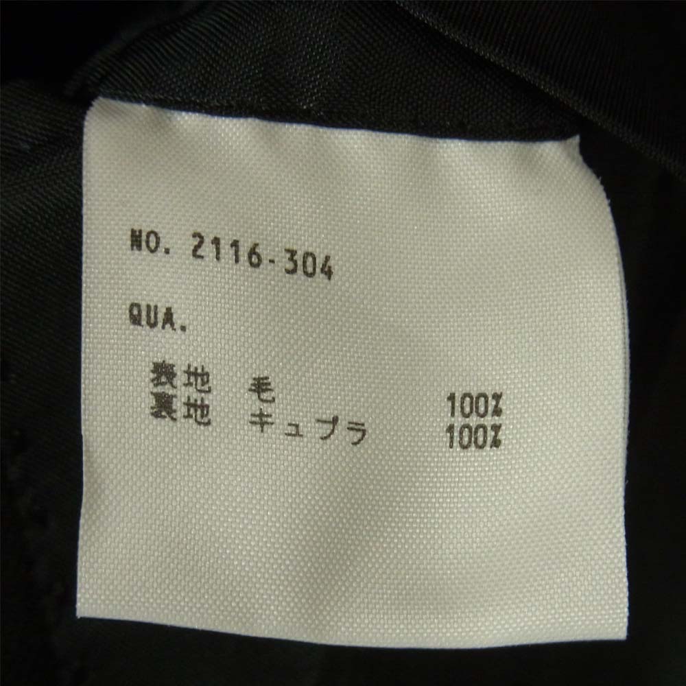 LAD MUSICIAN ラッドミュージシャン セットアップ スーツ 2116-304 ジャケット パンツ ブラック系 44【中古】