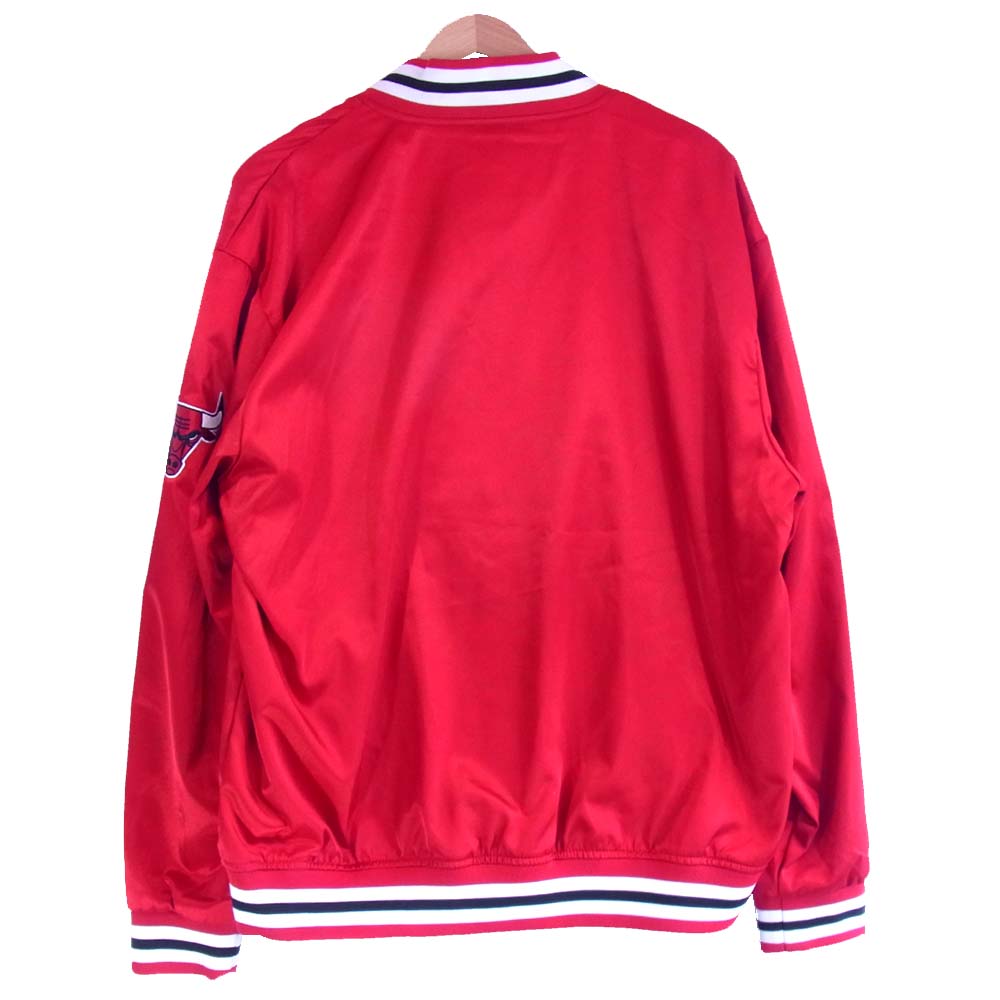 ミッチェル アンド ネス シカゴ ブルズ ジャケット レッド系 XL【中古】