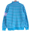 Supreme シュプリーム 16AW STRIPED HALF ZIP SWEAT ボーダー柄ハーフジップスウェット 緑×グレー L【中古】