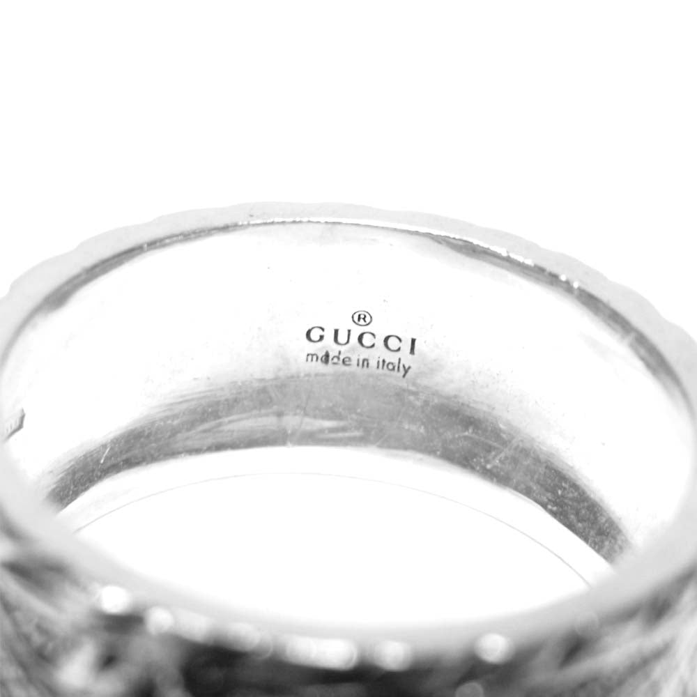 GUCCI グッチ キャットヘッド シルバー リング シルバー系 実寸19号【中古】