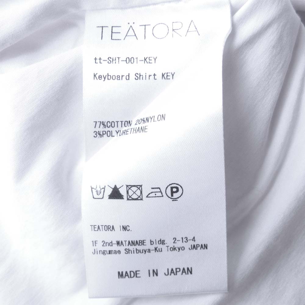 TEATORA テアトラ TT-SHT-001-KEY keyboard SHIRT キーボード シャツ