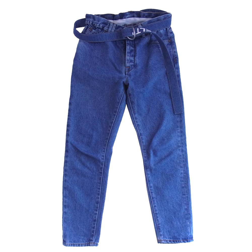OFF-WHITE オフホワイト 国内正規品 omya005s19386025 Slim Jeans スリム デニム パンツ インディゴブルー系 29【中古】