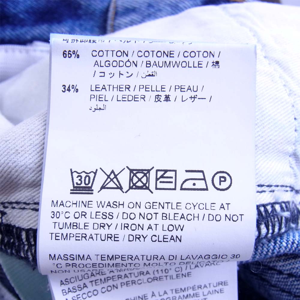 OFF-WHITE オフホワイト 国内正規品 omya005s19386025 Slim Jeans スリム デニム パンツ インディゴブルー系 29【中古】