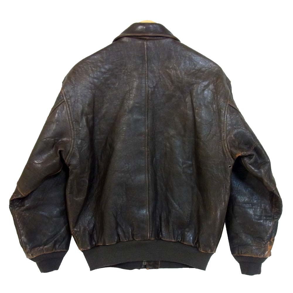 AVIREX アヴィレックス TYPE A-2 フライトジャケット ダークブラウン系 S【中古】