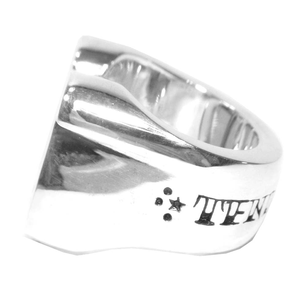 TENDERLOIN テンダーロイン 新品仕上げ済み T-H.S RING SILVER STONE ホースシュー ダイヤ リング シルバー系【極上美品】【中古】