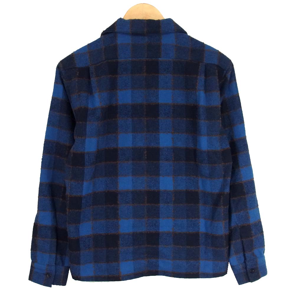 TENDERLOIN テンダーロイン T-WOOL SHT WP ウールチェックシャツ ブルー系 XS【中古】