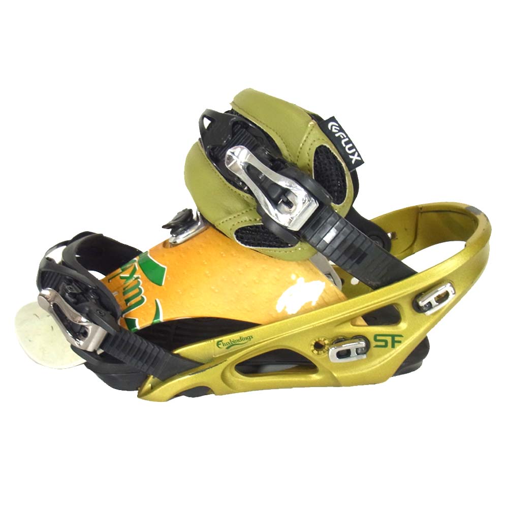FLUX スノーボード ビンディング   ゴールド系【中古】