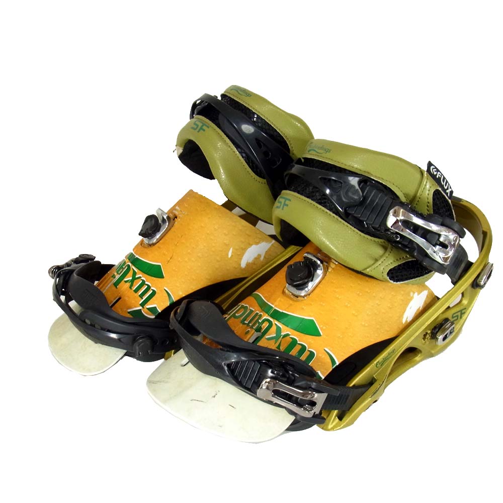 FLUX スノーボード ビンディング   ゴールド系【中古】